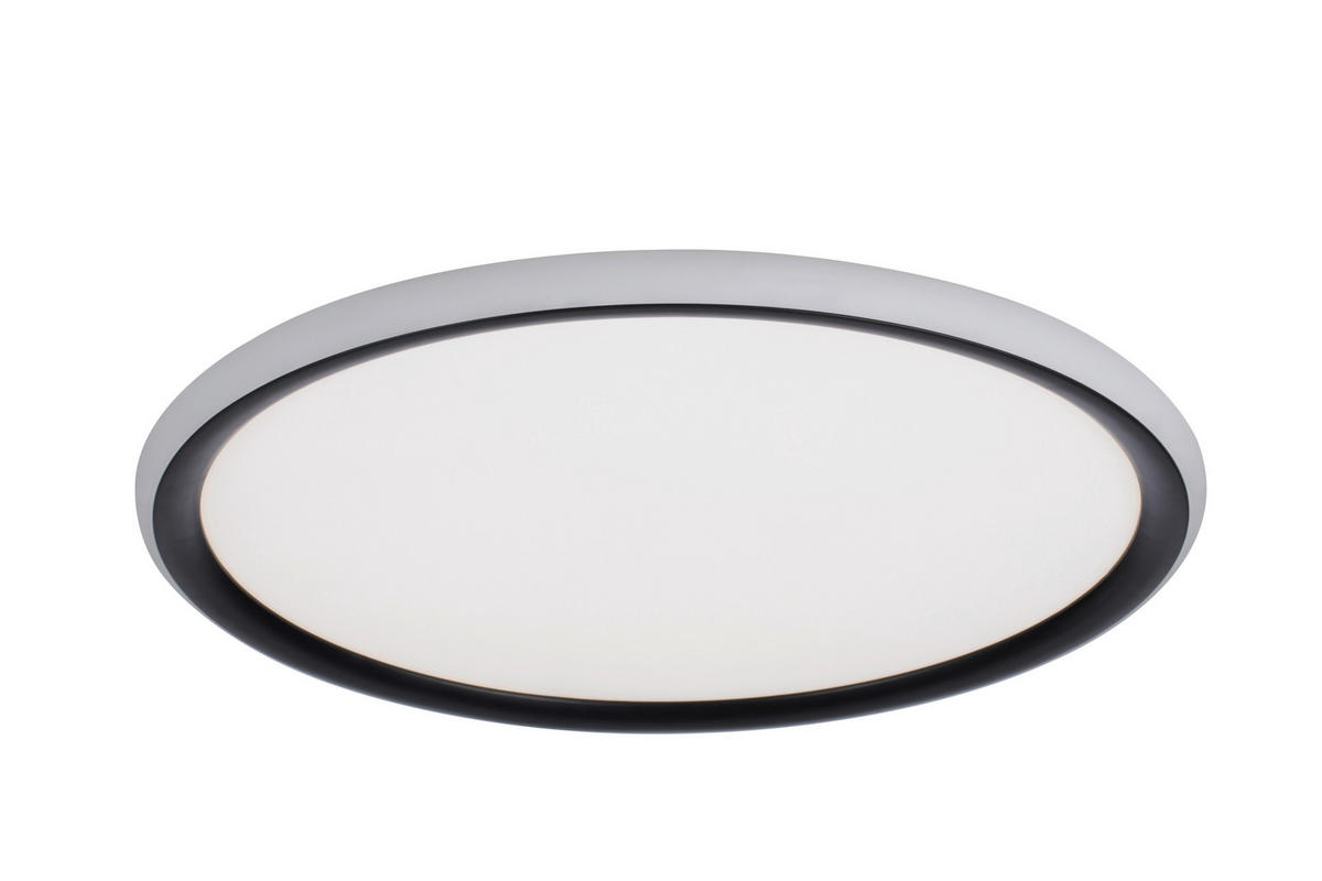 LED-DECKENLEUCHTE Rovinj 40/3,5 cm   - Schwarz, LIFESTYLE, Kunststoff (40/3,5cm) - Novel
