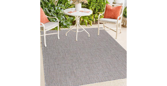 In- und Outdoorteppich 80/150 cm Zagora Grau, Beige - Beige/Grau, Basics, Textil (80/150cm) - Novel