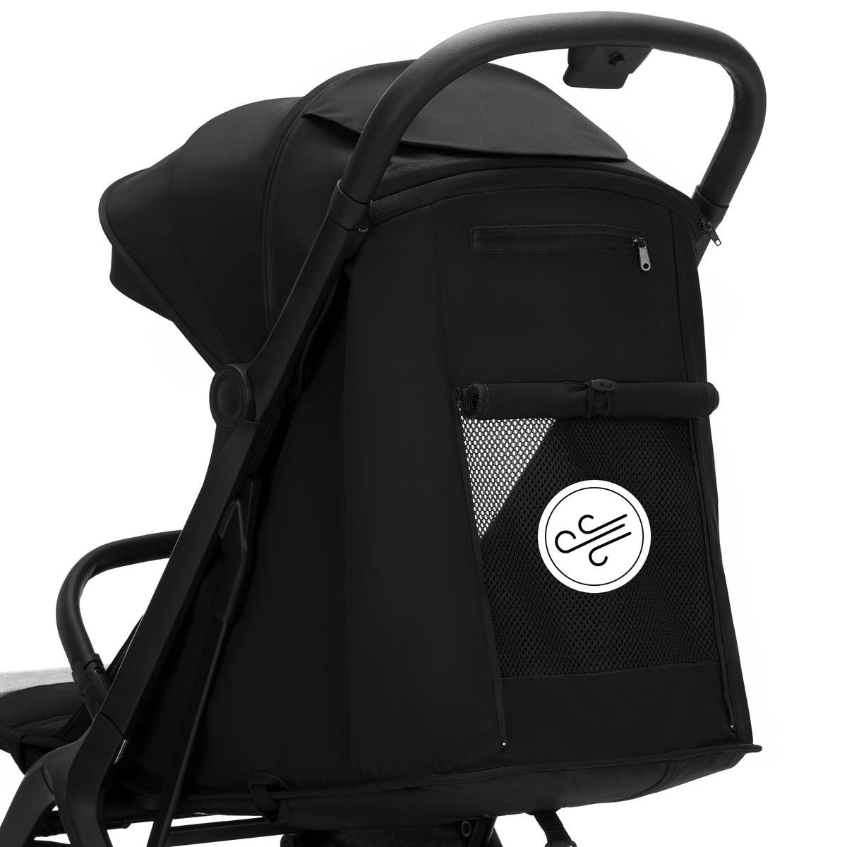 BUGGY Cooper  - Schwarz, Basics, Textil (50/107/69cm) - Fillikid