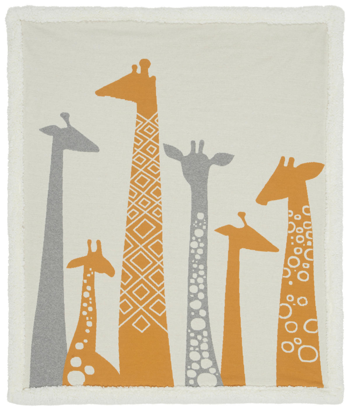 SCHMUSEDECKE  80/100 cm  - Ecru/Gelb, Trend, Textil (80/100cm) - Patinio