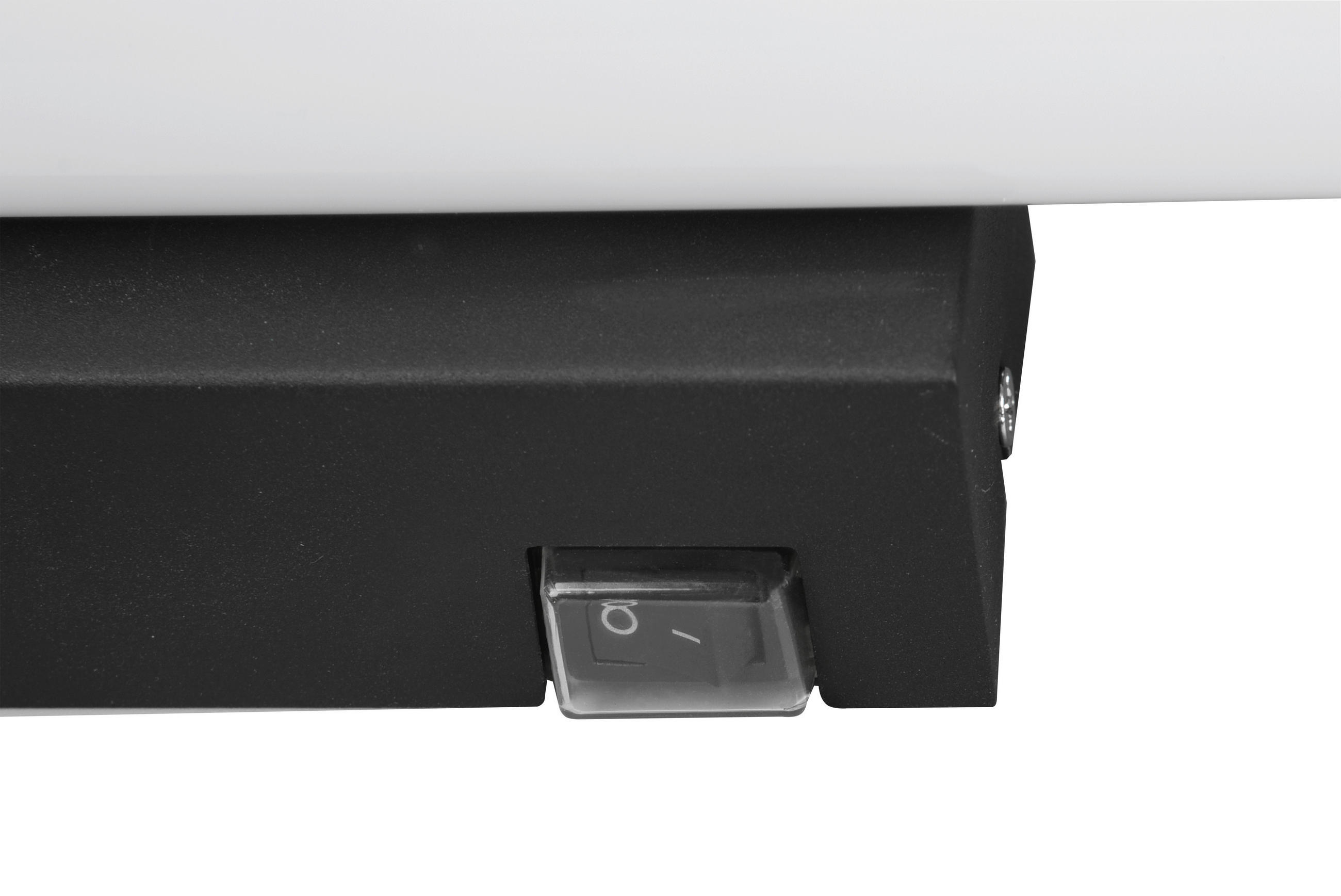 BADEZIMMER-WANDLEUCHTE Mattimo 60/5,5 cm   - Schwarz/Weiß, Basics, Kunststoff/Metall (60/5,5cm) - Trio Leuchten