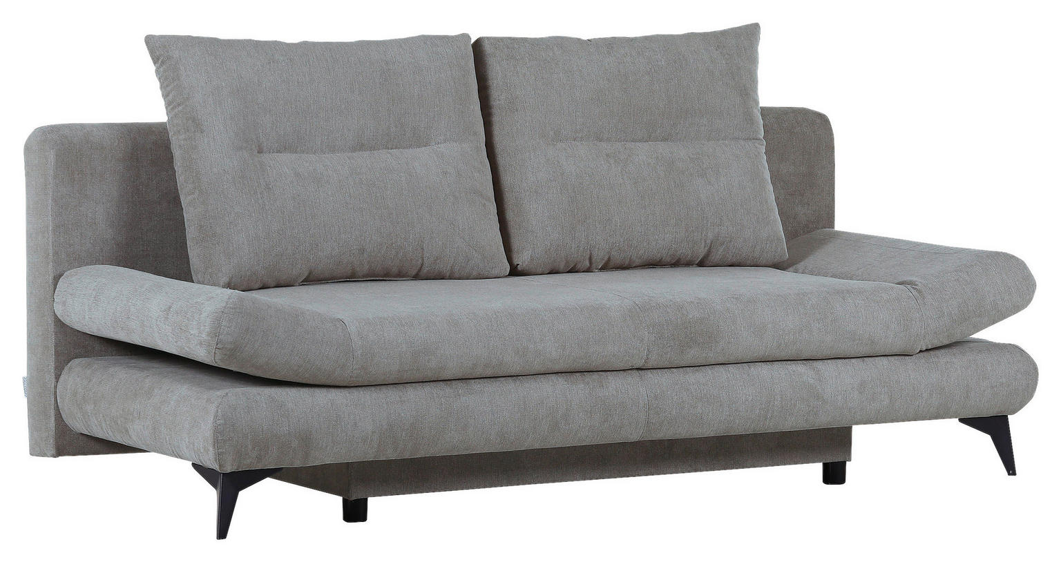 SCHLAFSOFA Mikrofaser Grau - weiches Design