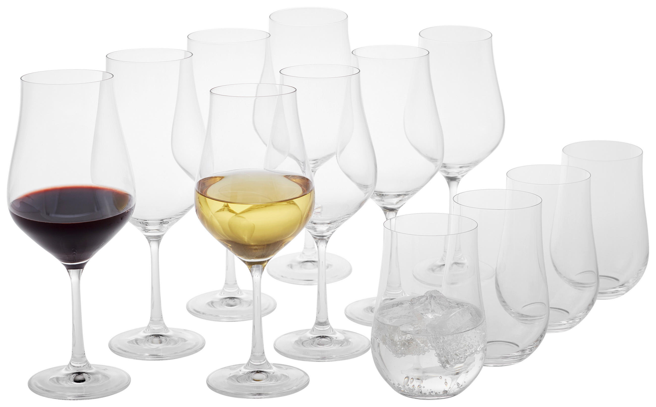 GLÄSERSET Johann Lafer  12-teilig  - Transparent, KONVENTIONELL, Glas - Johann Lafer