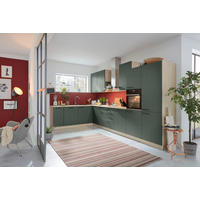 EINBAUKÜCHE MANHATTAN UNI  - Grün, Design, Holzwerkstoff - Nolte Küchen