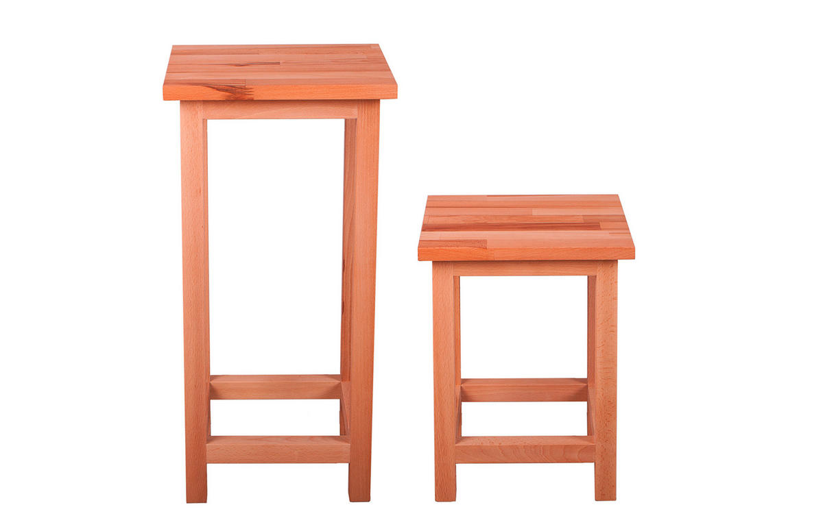 Universalhocker  - Kernbuche, Basics, Holz (30/60/30cm) - Gardenson