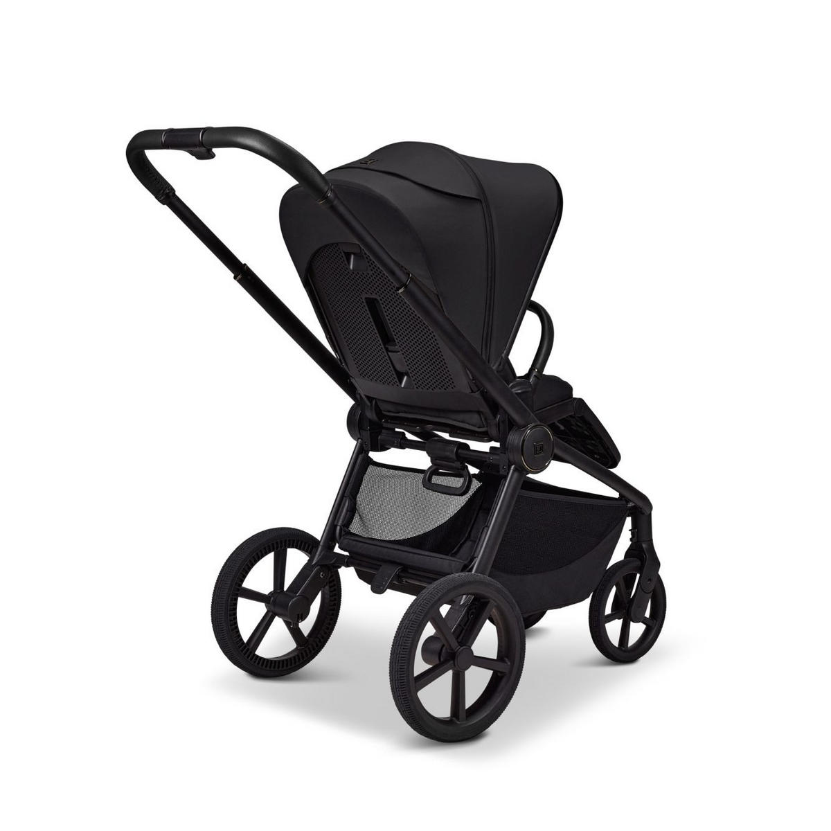KOMBIKINDERWAGEN  Resea Fold  onyx  - Schwarz, Basics, Textil/Metall (116/57/94cm) - Moon