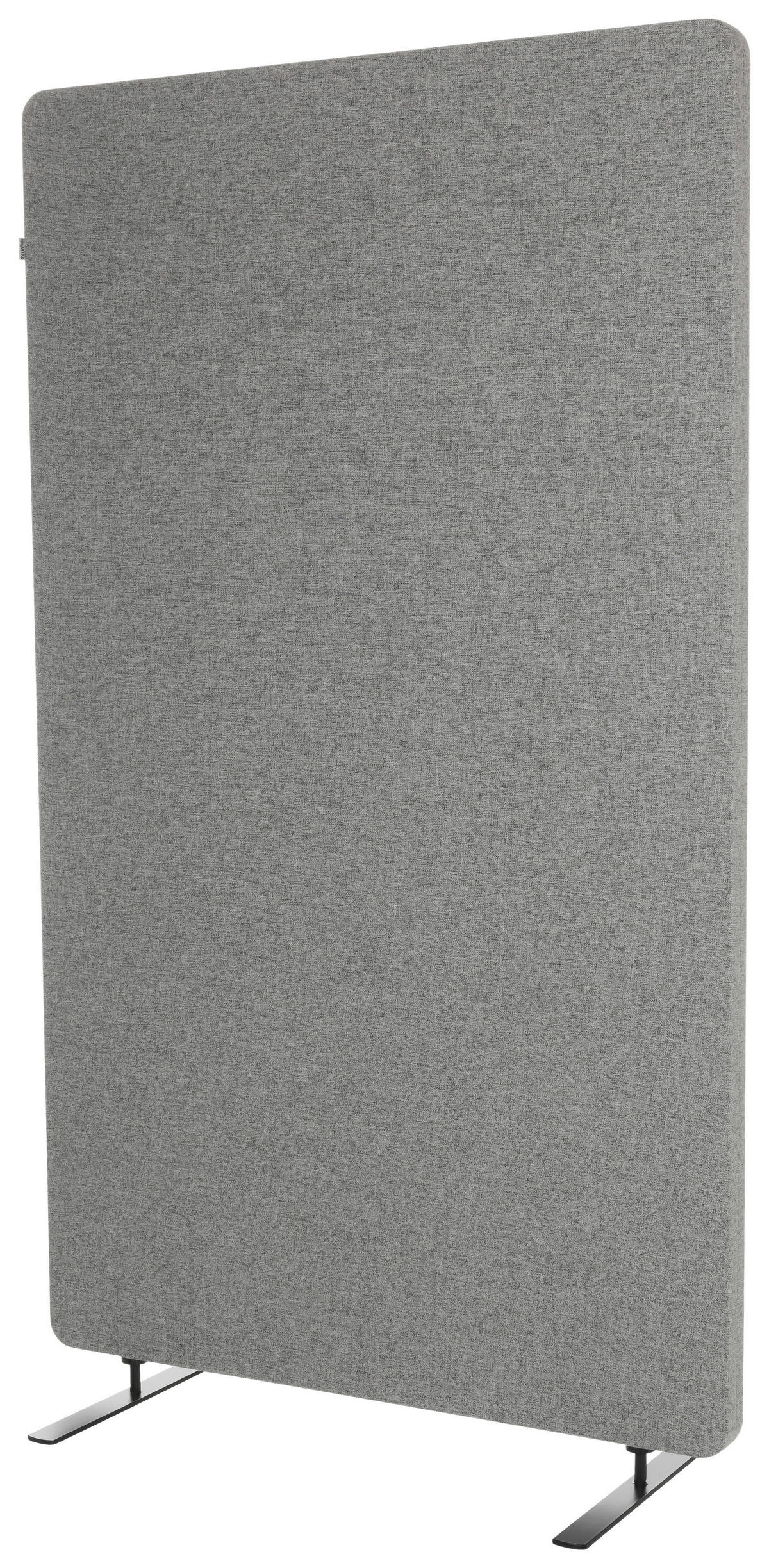 TRENNWAND Textil, Metall, Kunststoff Hellgrau  - Hellgrau, Basics, Kunststoff/Textil (80/142/35cm) - MID.YOU