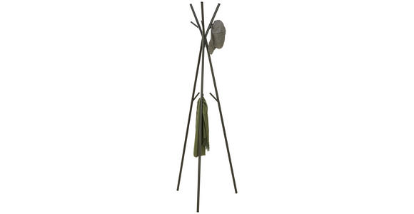 KLEIDERSTÄNDER in Schwarz 50/171/50 cm - Schwarz, Design, Metall (50/171/50cm) - Carryhome