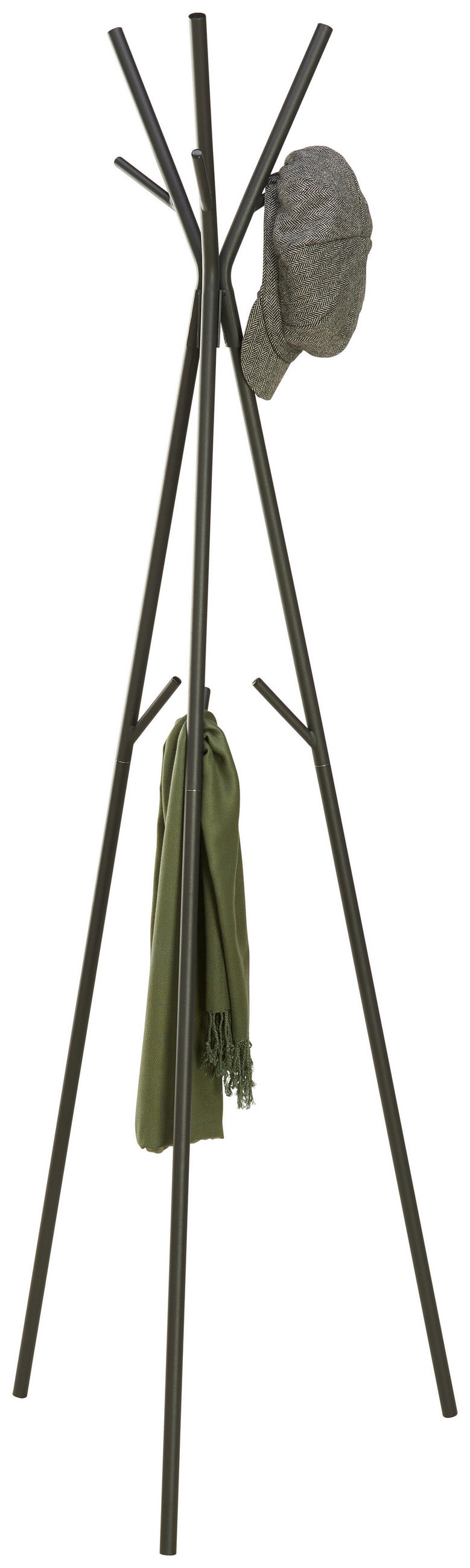 KLEIDERSTÄNDER in Schwarz 50/171/50 cm   - Schwarz, Design, Metall (50/171/50cm) - Carryhome