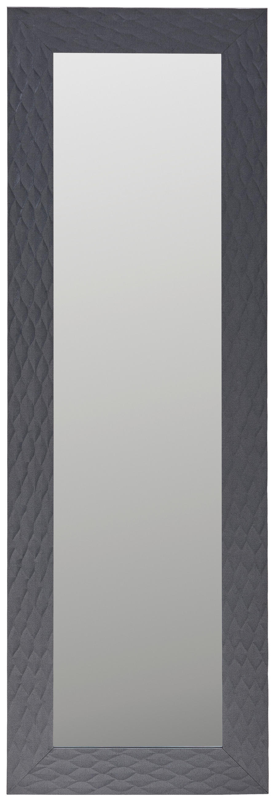 WANDSPIEGEL 50/150/1,6 cm  - Silberfarben/Schwarz, LIFESTYLE, Glas/Holzwerkstoff (50/150/1,6cm) - Carryhome