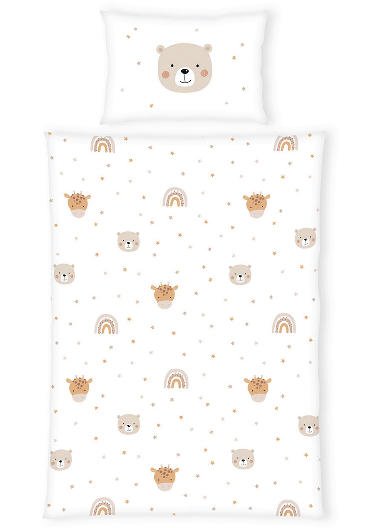 BABYBETTWÄSCHE Little Friends Biber 100/135 cm  - Basics, Textil (100/135cm) - baby best