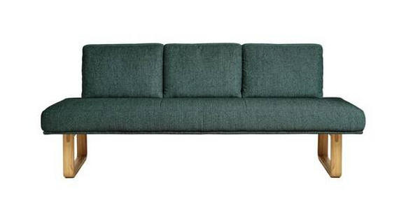 SITZBANK 209/92/78 cm in Grün - Eichefarben/Grün, Design, Holz/Textil (209/92/78cm) - Dieter Knoll