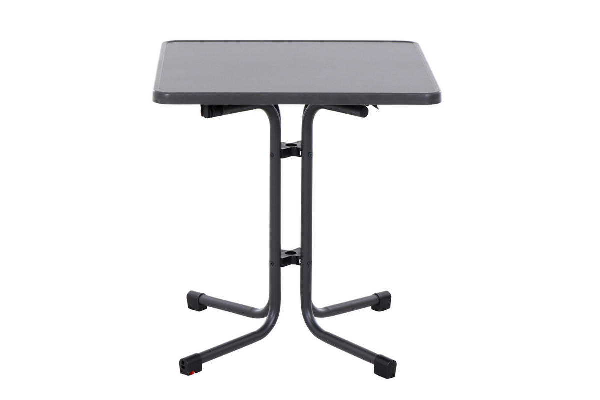 GARTENGARNITUR 3-teilig Stahl  - Anthrazit, Basics, Kunststoff/Metall (70/81/70cm) - Siena Garden