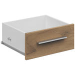 SCHUBKASTENEINSATZ 36,4/16,9/36,6 cm   - Eichefarben/Weiß, KONVENTIONELL, Holzwerkstoff (36,4/16,9/36,6cm) - Voleo