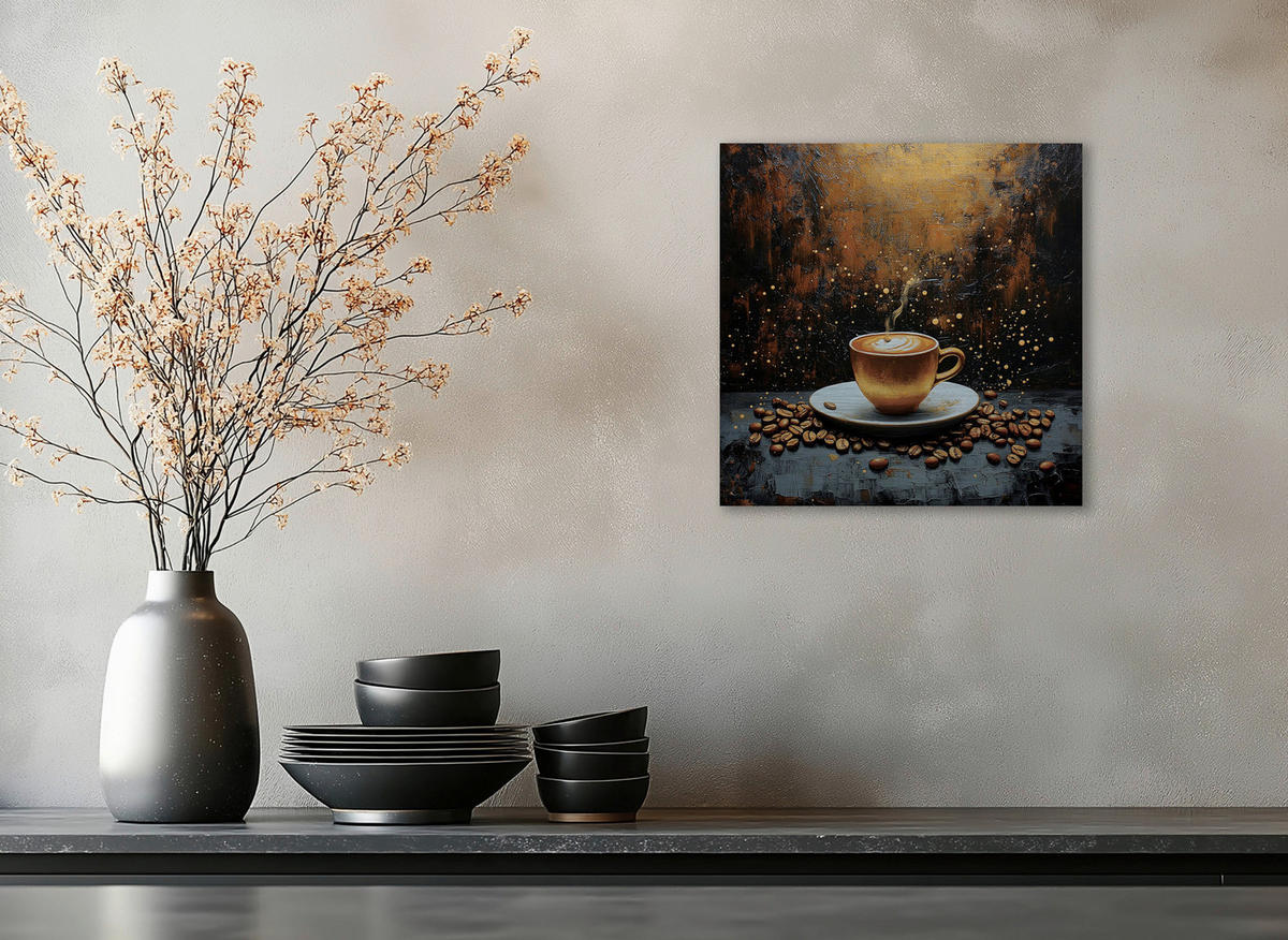 METALLBILD 30/30/2 cm  - Multicolor, Basics, Metall (30/30/2cm)