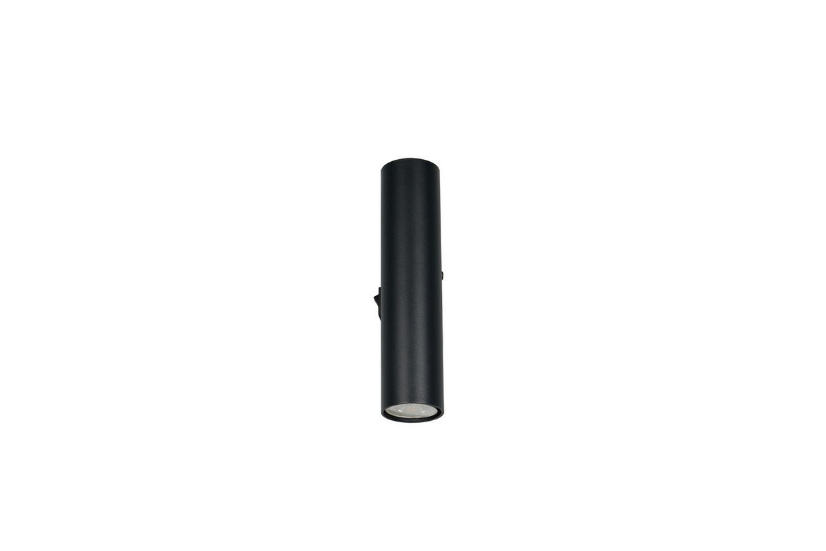 WANDLEUCHTE Taryn 4/18/7 cm   - Schwarz, Design, Metall (4/18/7cm)