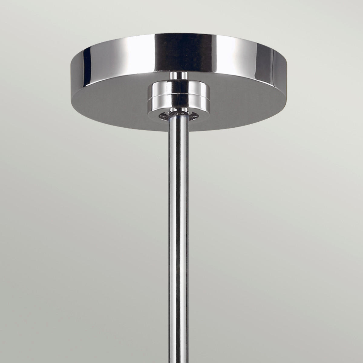 KRONLEUCHTER 70.5/47.7 cm    - Nickelfarben, Design, Glas/Metall (70.5/47.7cm) - Elstead Lighting
