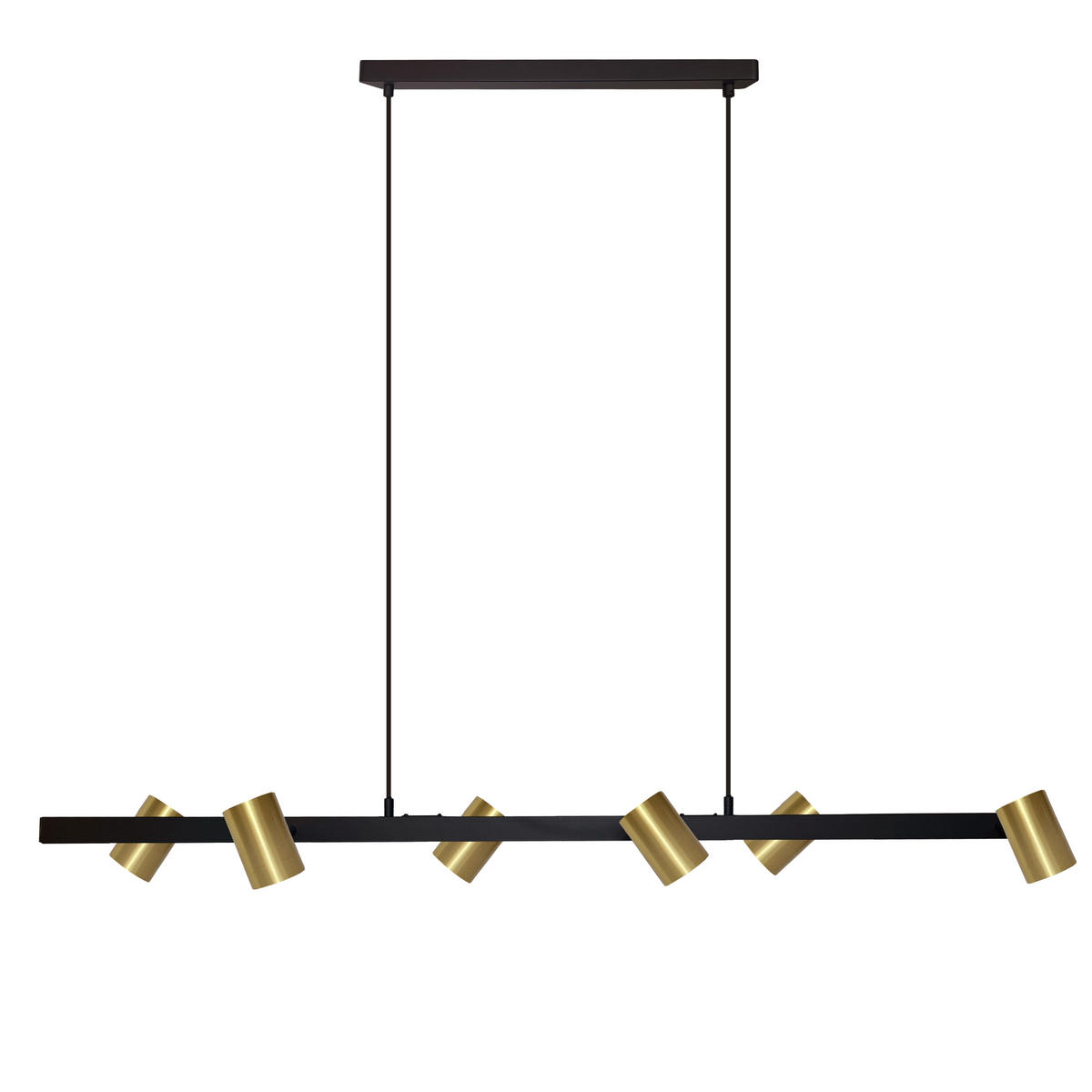HÄNGELEUCHTE 115/45/150 cm    - Schwarz, Design, Metall (115/45/150cm)