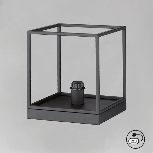 BORDSLAMPA Modular S 20/20/22,5 cm   - svart, Basics, metall (20/20/22,5cm) - Fischer & Honsel