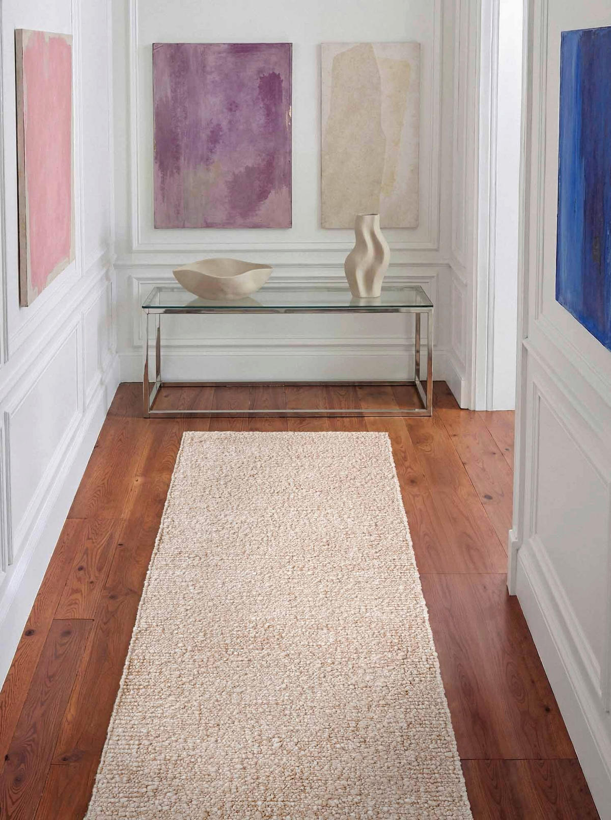 LÄUFER 80/300 cm Notting Hill Creme, Beige  - Beige/Creme, Basics, Textil (80/300cm) - Ted Baker