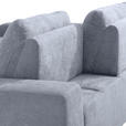 ECKSOFA Grau Flachgewebe  - Grau, Design, Textil/Metall (188/260cm) - Hom`in