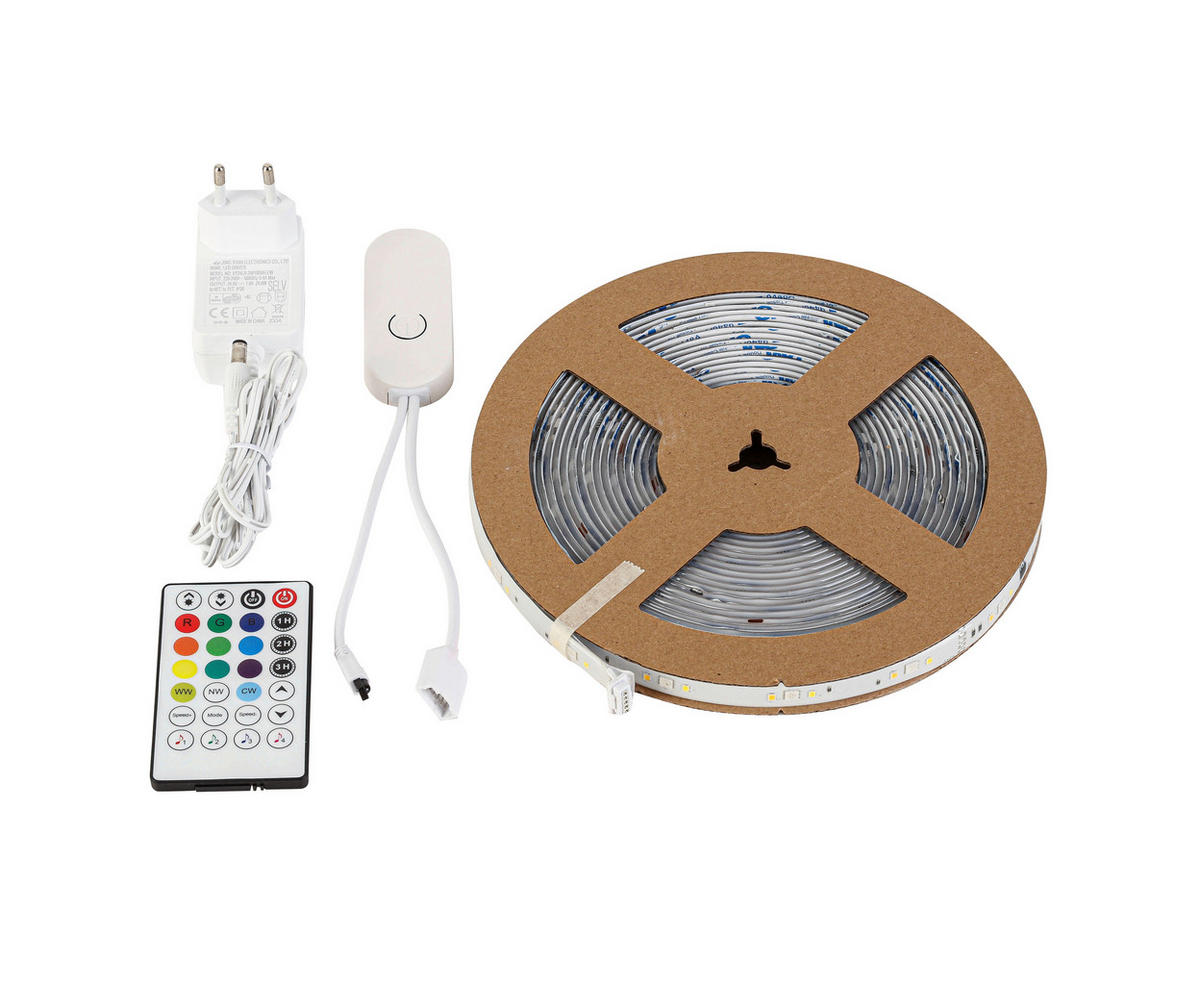 LED-STRIP Rainbow 1000 cm   - Weiß, Basics, Kunststoff (1000cm) - Boxxx