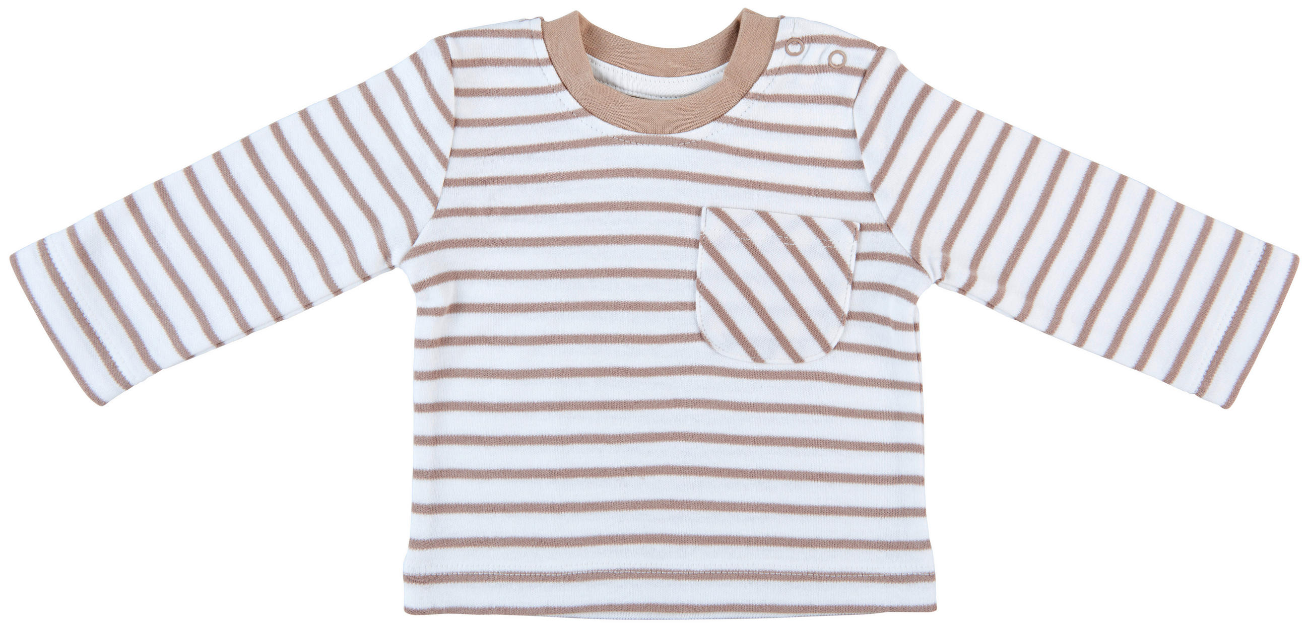 T-SHIRT - Beige/Weiß, Basics, Textil (56null) - Avelia