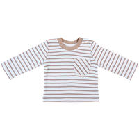T-SHIRT - Beige/Weiß, Basics, Textil (80null) - Avelia