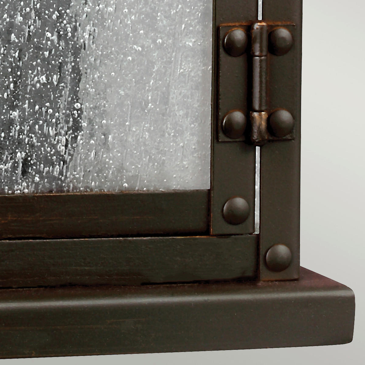 AUSSENWANDLEUCHTE - Kupferfarben, Konventionell, Glas/Metall (17/15,5/31,8cm) - Elstead Lighting