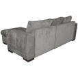 ECKSOFA Grau Webstoff  - Braun/Grau, KONVENTIONELL, Holz/Textil (170/235cm) - Carryhome
