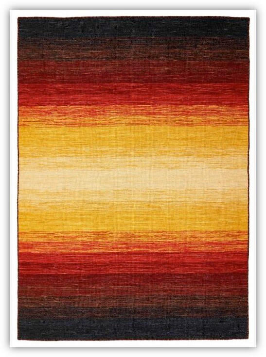 PREPROGA      120/170 cm     črna, terakota  - črna/terakota, Konvencionalno, tekstil (120/170cm)