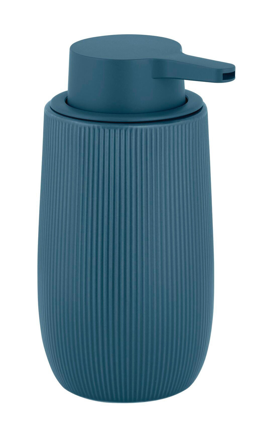 SEIFENSPENDER FABLO  - Petrol, Basics, Keramik/Kunststoff (9,5/17,5/8cm) - Wenko