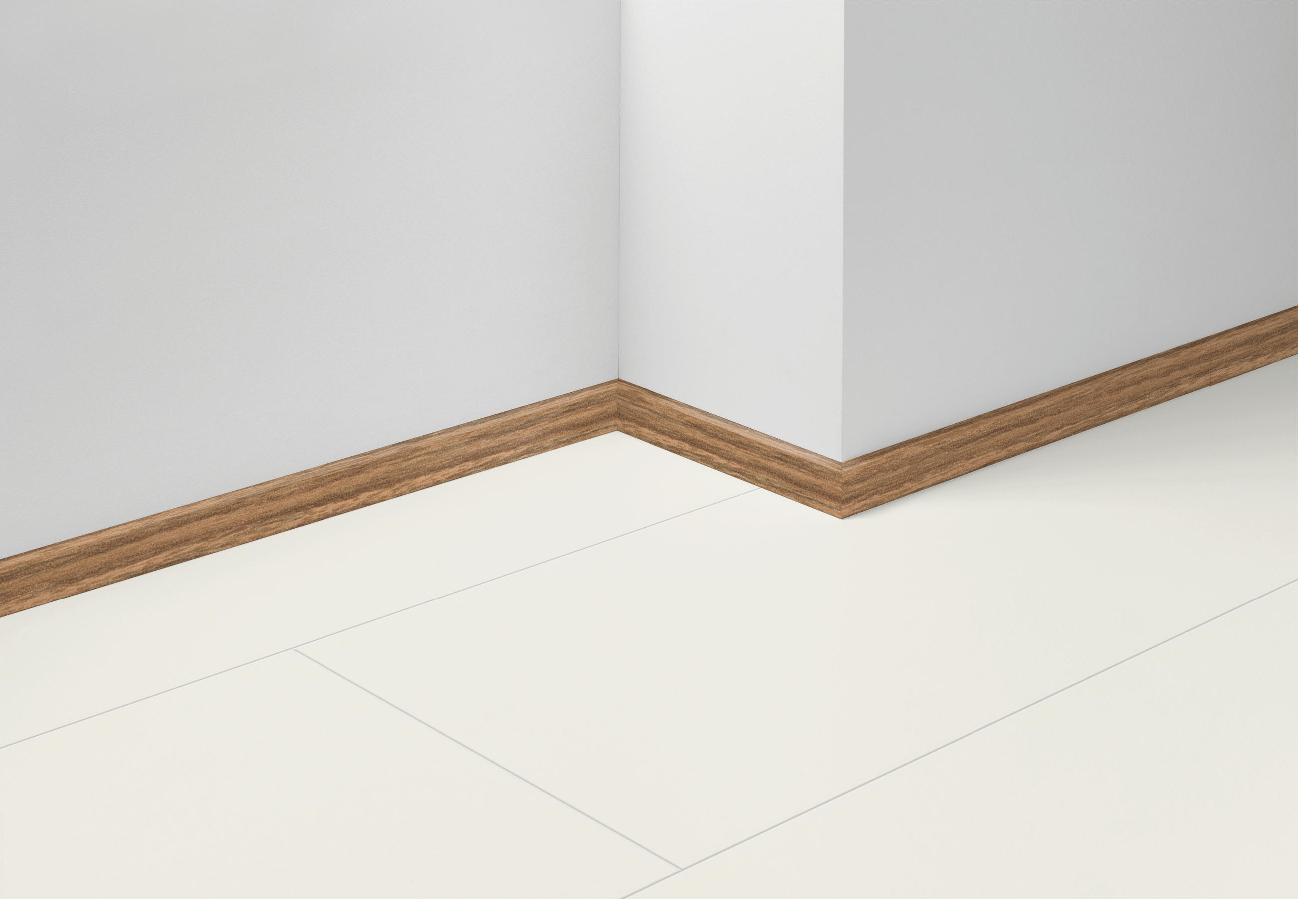 SOCKELLEISTE - Rotbraun/Nussbaumfarben, Basics, Holzwerkstoff (220/1,6/4cm) - Parador