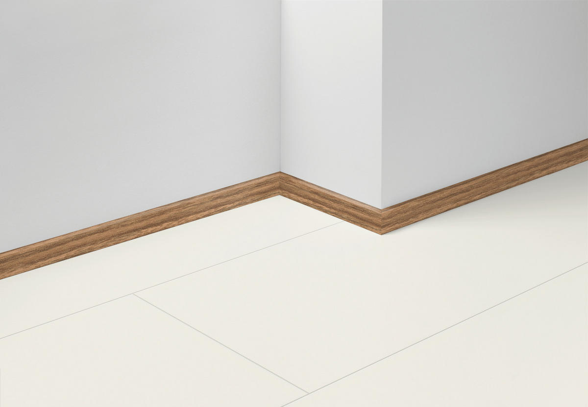 SOCKELLEISTE - Rotbraun/Nussbaumfarben, Basics, Holzwerkstoff (220/1,6/4cm) - Parador