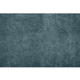 WOHNLANDSCHAFT Blau Struktur - Blau/Schwarz, KONVENTIONELL, Textil/Metall (253/357/188cm) - Carryhome