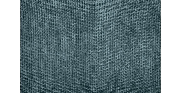 WOHNLANDSCHAFT Blau Struktur - Blau/Schwarz, KONVENTIONELL, Textil/Metall (253/357/188cm) - Carryhome