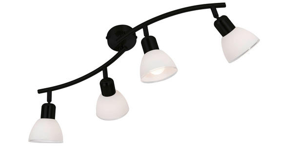 STRAHLER 9,6/70/13 cm - Klar/Schwarz, Basics, Glas/Metall (9,6/70/13cm) - Novel