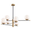 PENDELLEUCHTE 100/47,5/100 cm   - Goldfarben/Schwarz, Trend, Glas/Metall (100/47,5/100cm) - MAYTONI