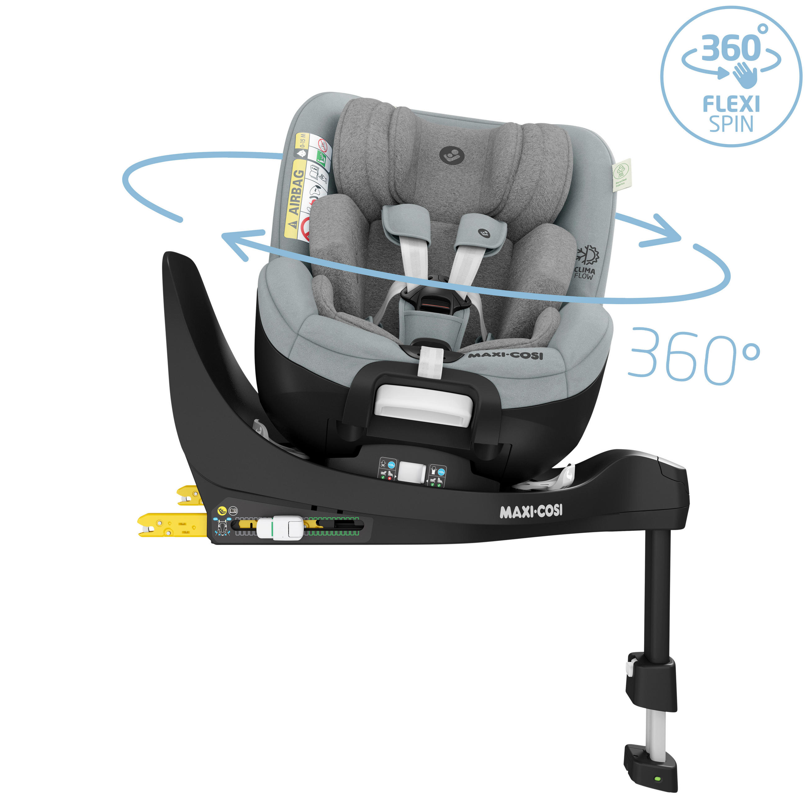 AUTO-SEDIŠTE ZA DECU  Mica Pro Eco  - Osnovno, tekstil/metal (44,2/64,8/68,3cm) - Maxi-Cosi