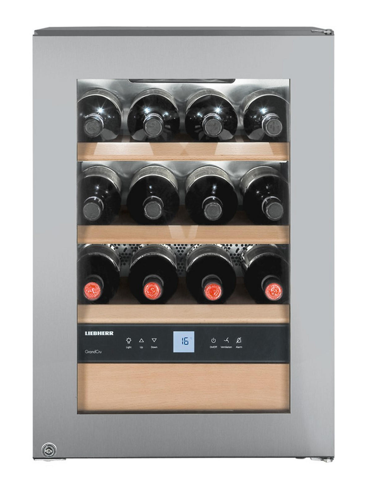 WEINKÜHLSCHRANK WKES653-26  - Edelstahlfarben, Basics, Metall (42.5/61.2/47.8cm) - Liebherr