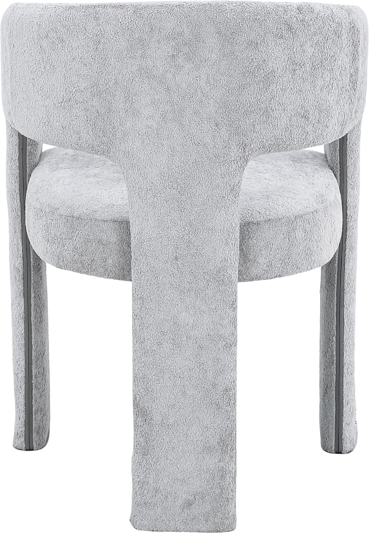 ARMLEHNSTUHL  in Eisen Chenille  - Grau, MODERN, Textil/Metall (57/81,5/58cm) - MID.YOU