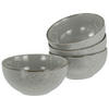 SCHÜSSELSET Nature Collection 4-teilig  - Grau, Design, Keramik - Creatable