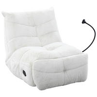 GUNGSTOL i vävt tyg cremefärgad  - svart/cremefärgad, Modern, metall/textil (91,4/92,7/107,9cm) - Livetastic