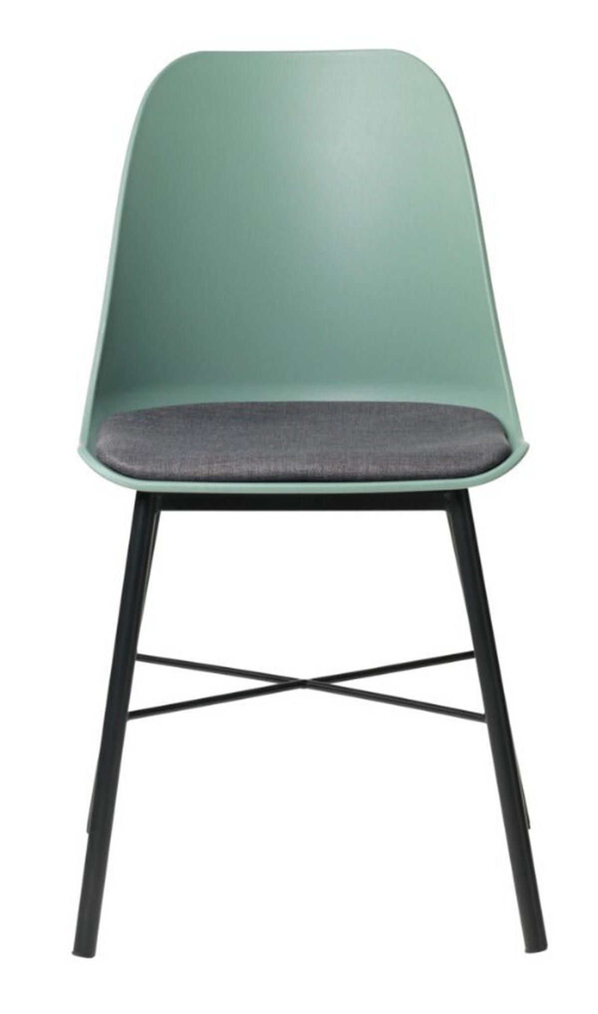 STOL  - grön/svart, Design, metall/textil (47/83/54cm) - Best Price