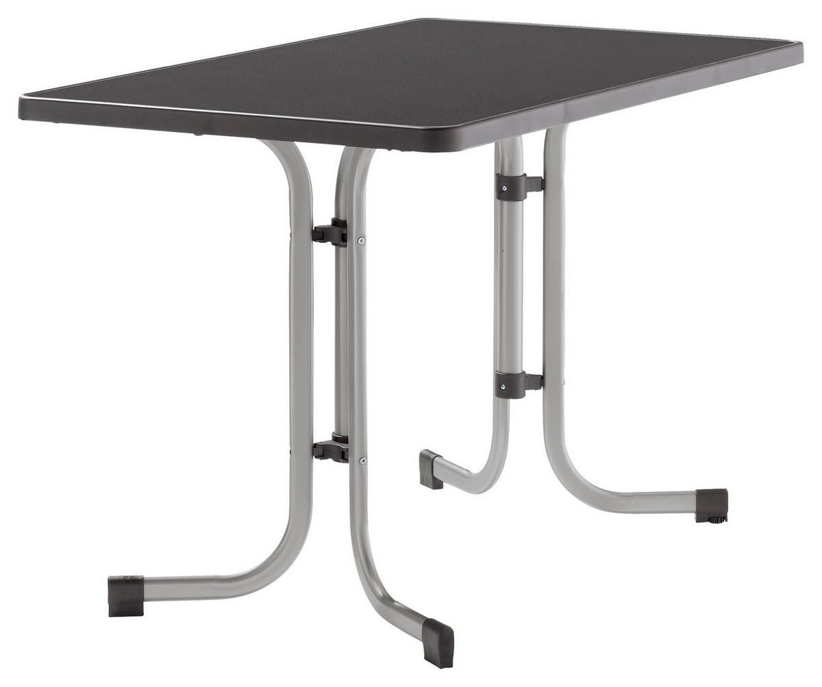 GARTENKLAPPTISCH 115/70/72 cm  - Anthrazit/Graphitfarben, Basics, Kunststoff/Metall (115/70/72cm) - Sieger