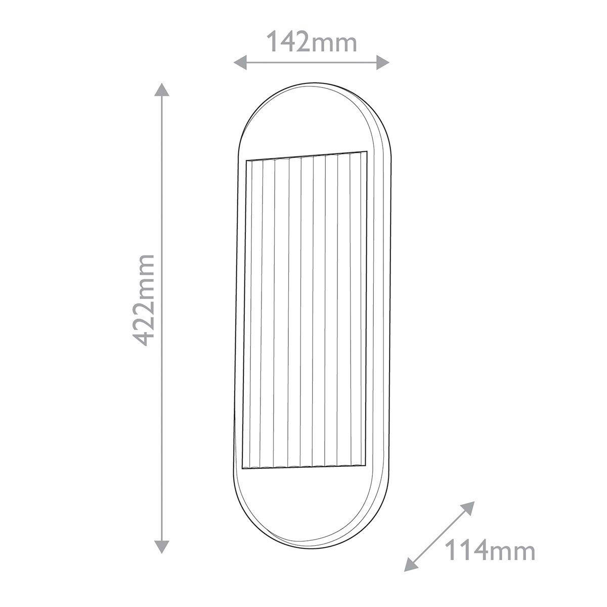 LED-WANDLEUCHTE    - Messingfarben, KONVENTIONELL, Glas/Metall (42,2/14,2/11,4cm) - Elstead Lighting