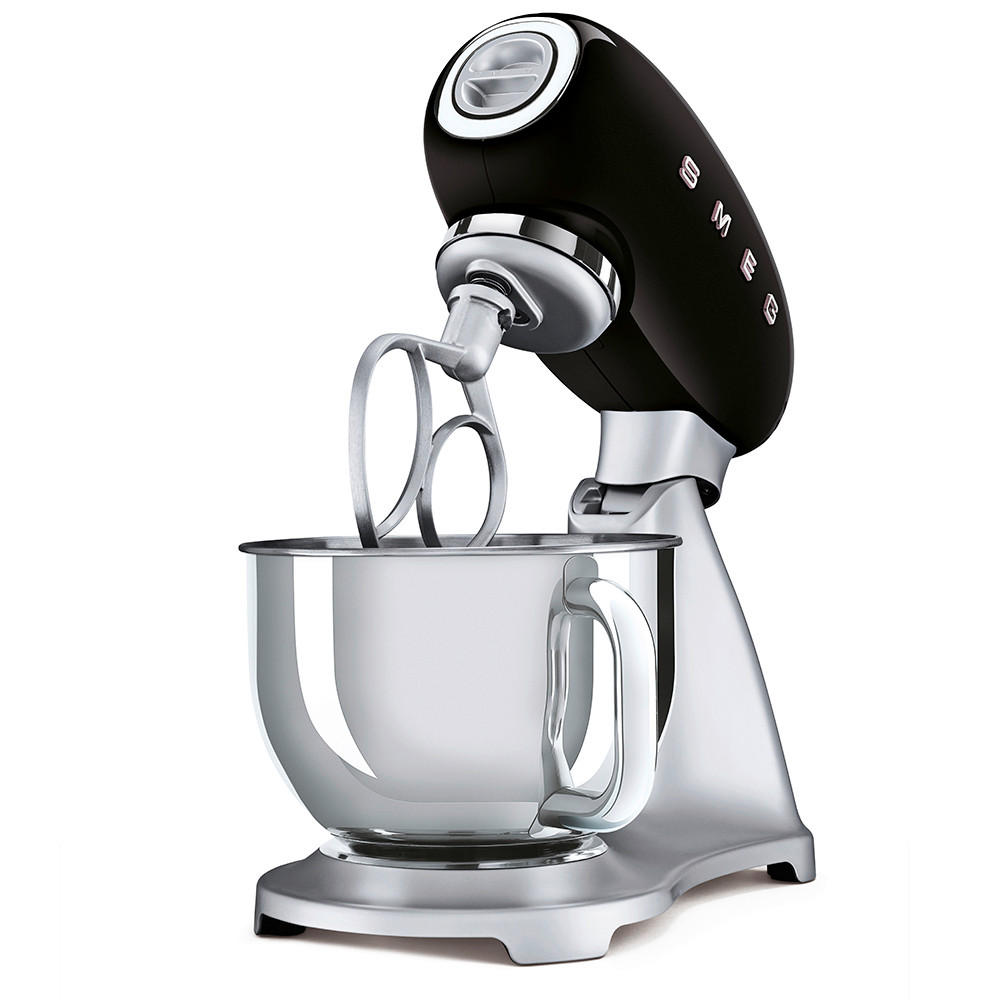 SAMOSTOJEĆI MIKSER  - crna visoki sjaj, Basics, metal (41/46/25cm) - SMEG