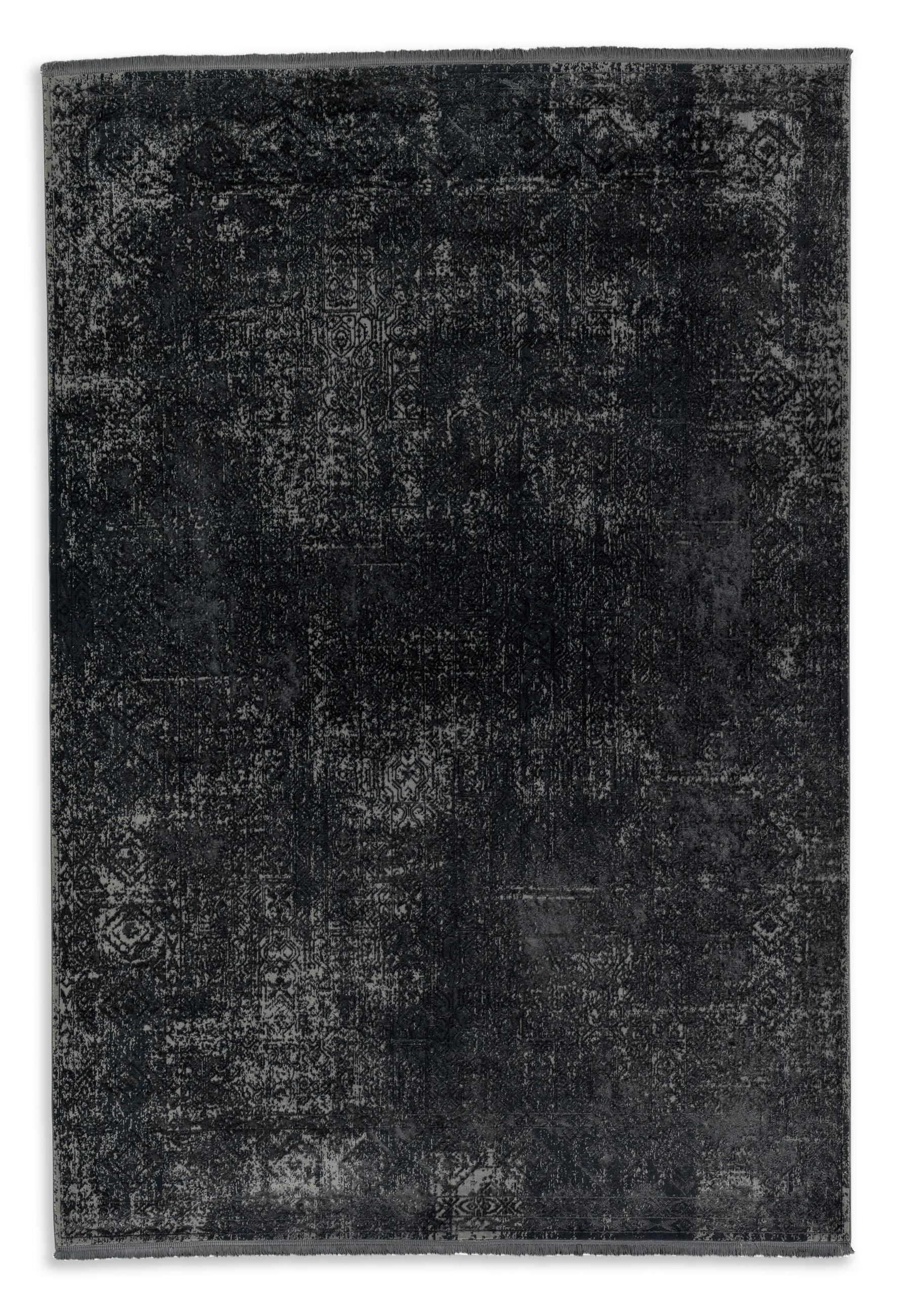 WEBTEPPICH 200/290 cm Velvet 6665/59 D.192 040 Anthrazit  - Anthrazit, Basics, Textil (200/290cm) - Schöner Wohnen