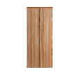 AKTENSCHRANK Asteiche vollmassiv Eichefarben  - Eichefarben, KONVENTIONELL, Holz (80/194/39cm) - Linea Natura