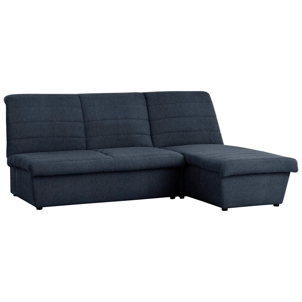 Thumbnail - Looks by W.Joop Ecksofa Looks Viii, Dunkelblau, Textil, Uni, 3-Sitzer, L-Form, Ottomane rechts, 214x168 cm, FSC Mix, Mad...